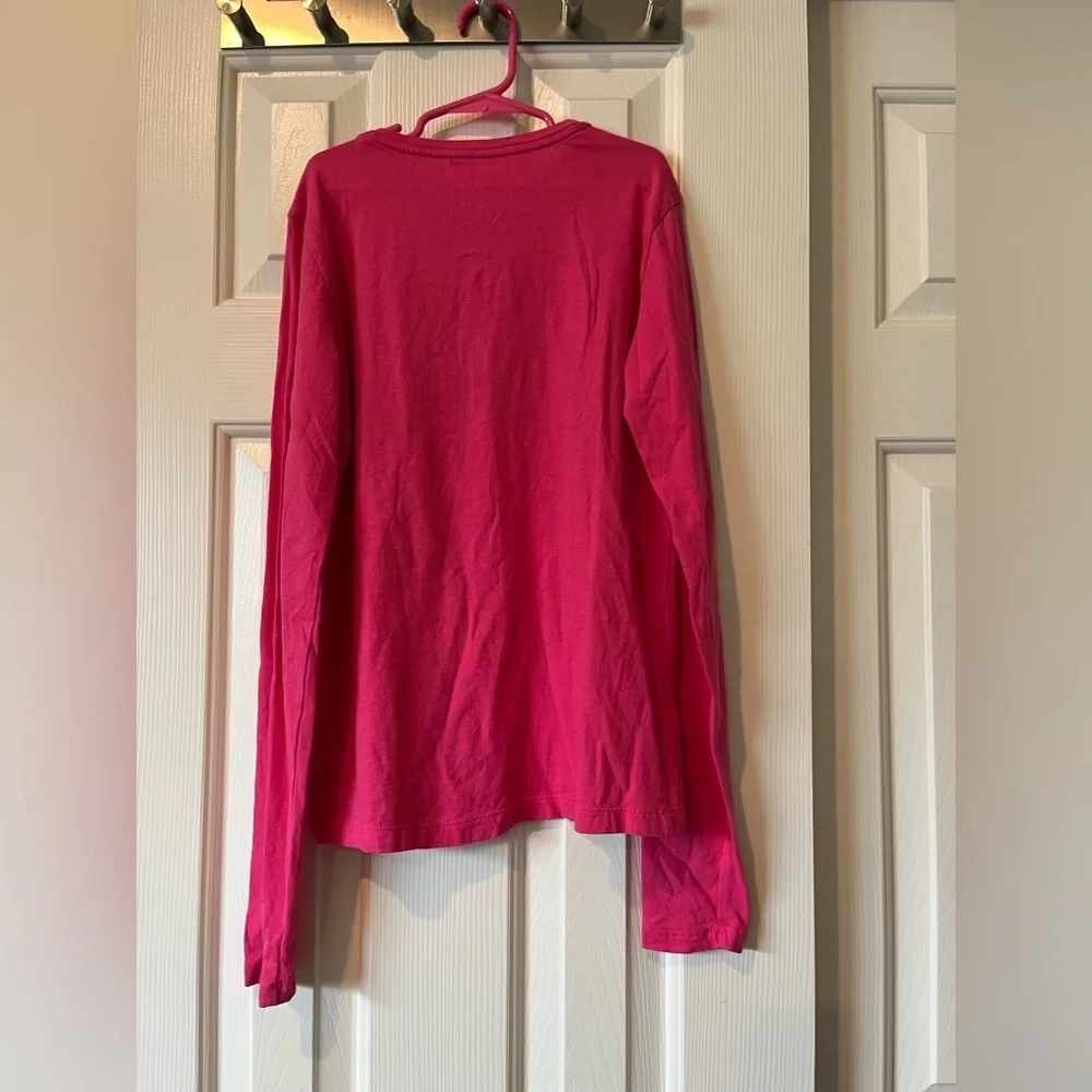 Crewcuts long sleeve t-shirt, size XL (12-14) pink ‘super thankful’